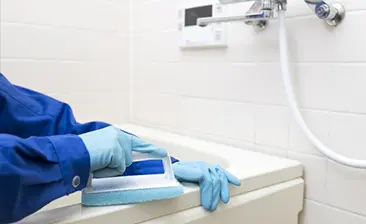 清掃中